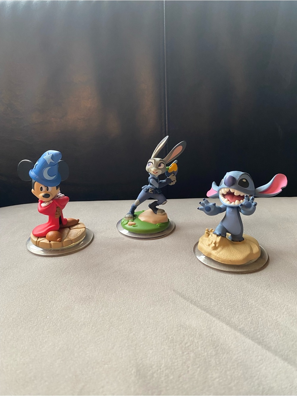 Disney Infinity Mickey Sorcerer 1.0 Judy Hopps 3.0 & Stitch 2.0 Figurine Set